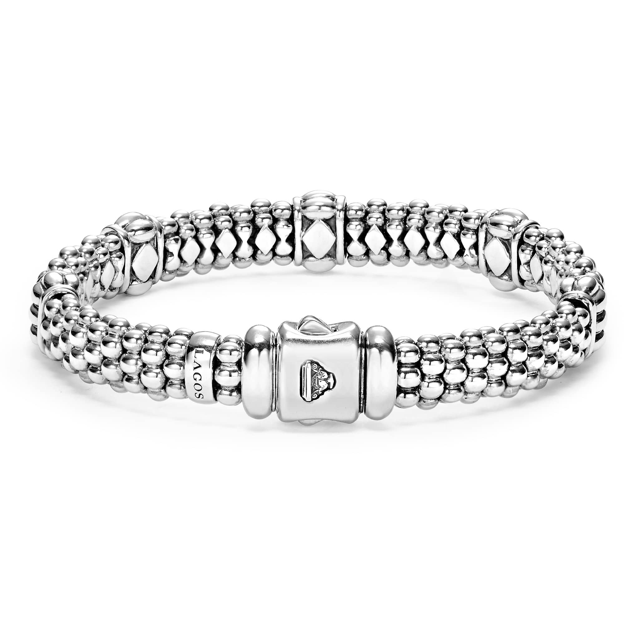Fluted Beaded Bracelet | 9mm