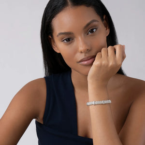 Fluted Beaded Bracelet | 9mm