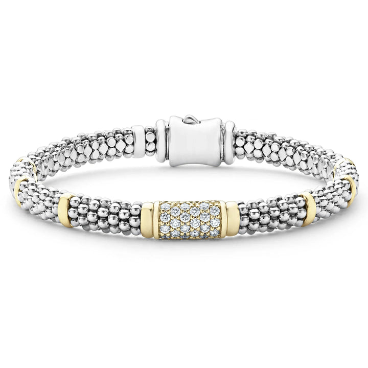 Diamond Caviar Bracelet | 6mm