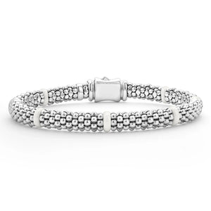Ceramic Station Caviar Bracelet | 6mm
