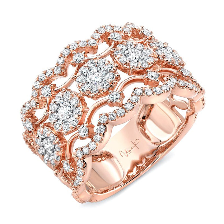 1.32ctw Diamond Lace Fashion Ring