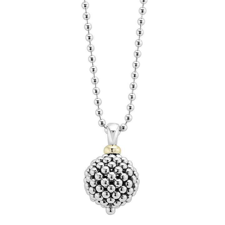 Caviar Ball Pendant Necklace