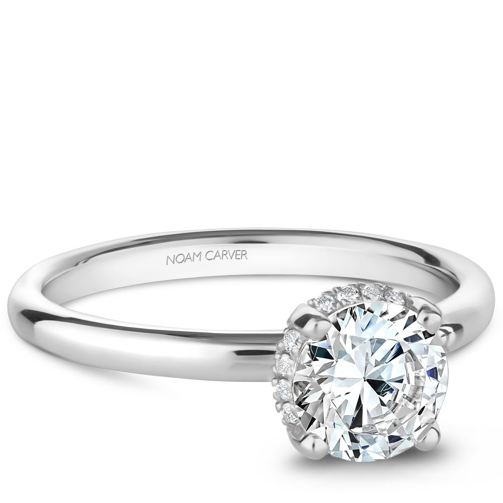 0.04ctw Round Engagement Ring