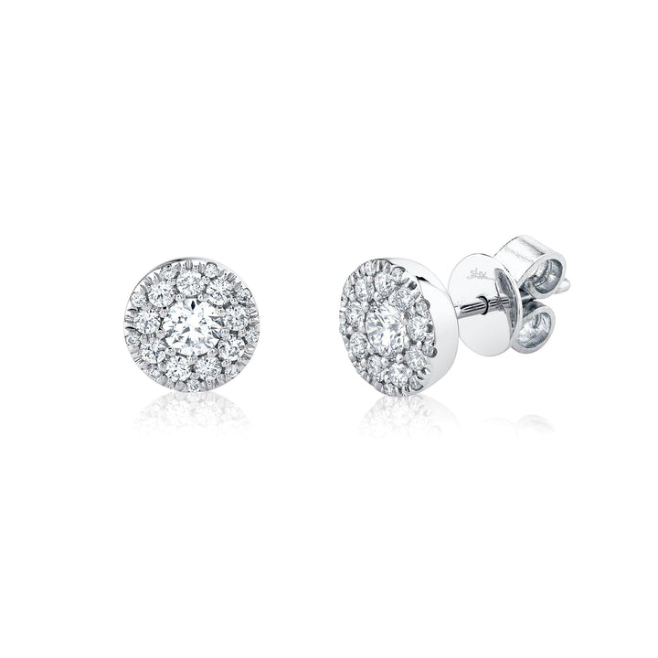 1.00ctw Diamond Cluster Earring - Gunderson's Jewelers