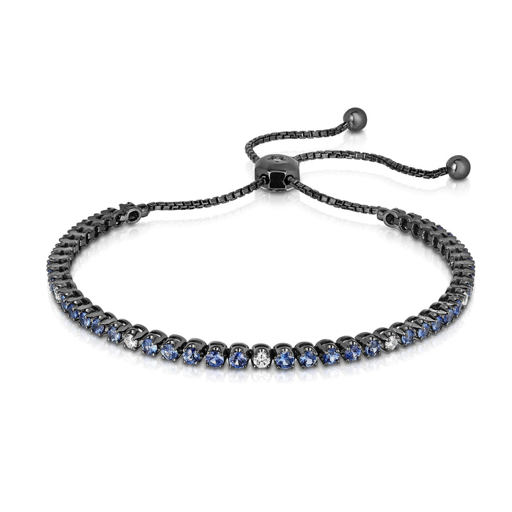 1.20ctw Sapphire, .21ctw Diamond Bracelet - Gunderson's Jewelers