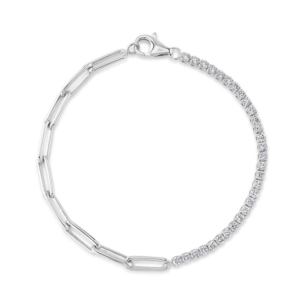 1.55ctw Diamond Link Bracelet - Gunderson's Jewelers