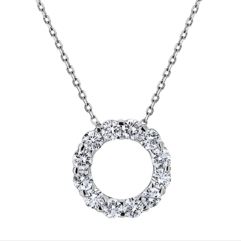 1.65ctw Diamond Circle Necklace - Gunderson's Jewelers
