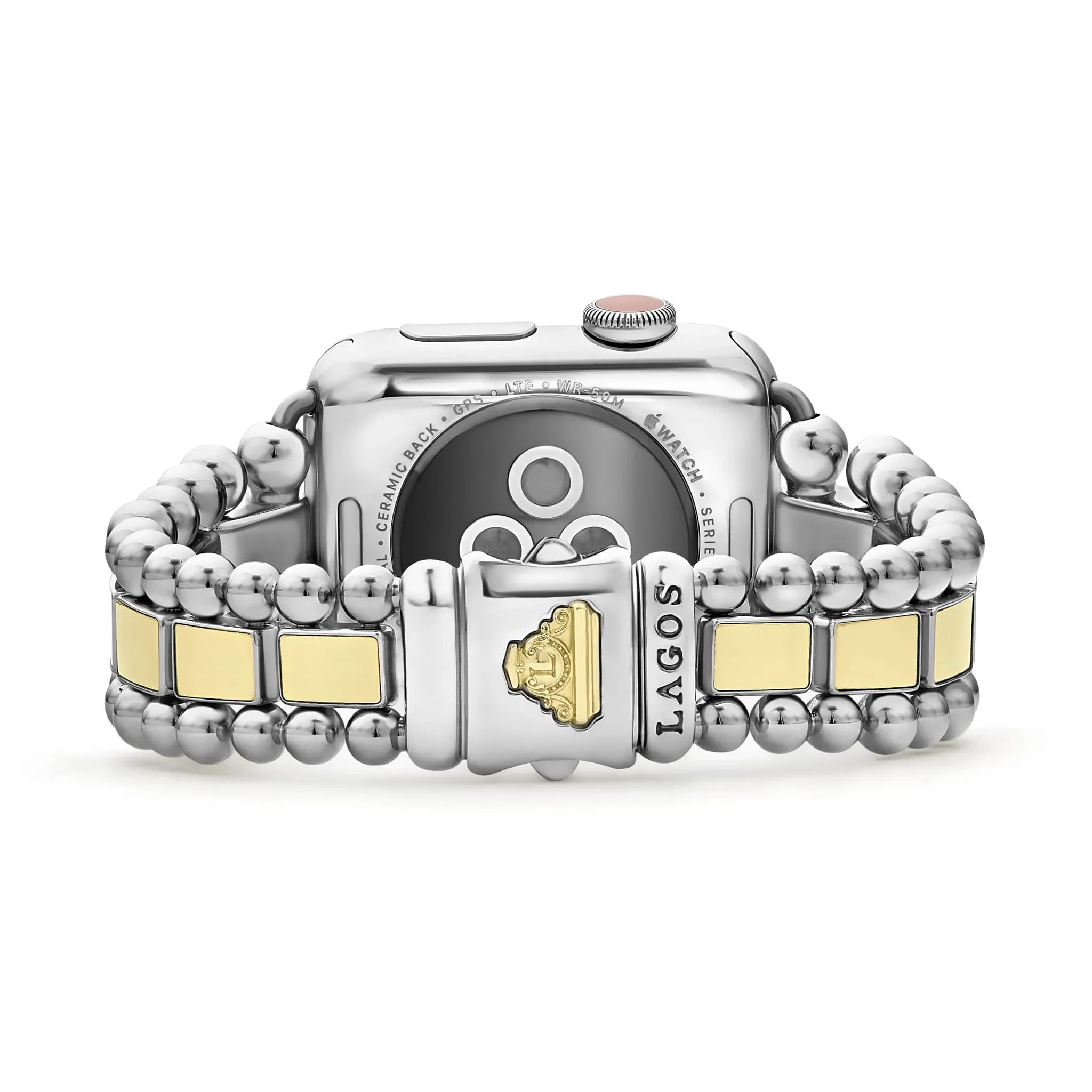 18K Gold and Stainless Steel Watch Bracelet-38-45mm