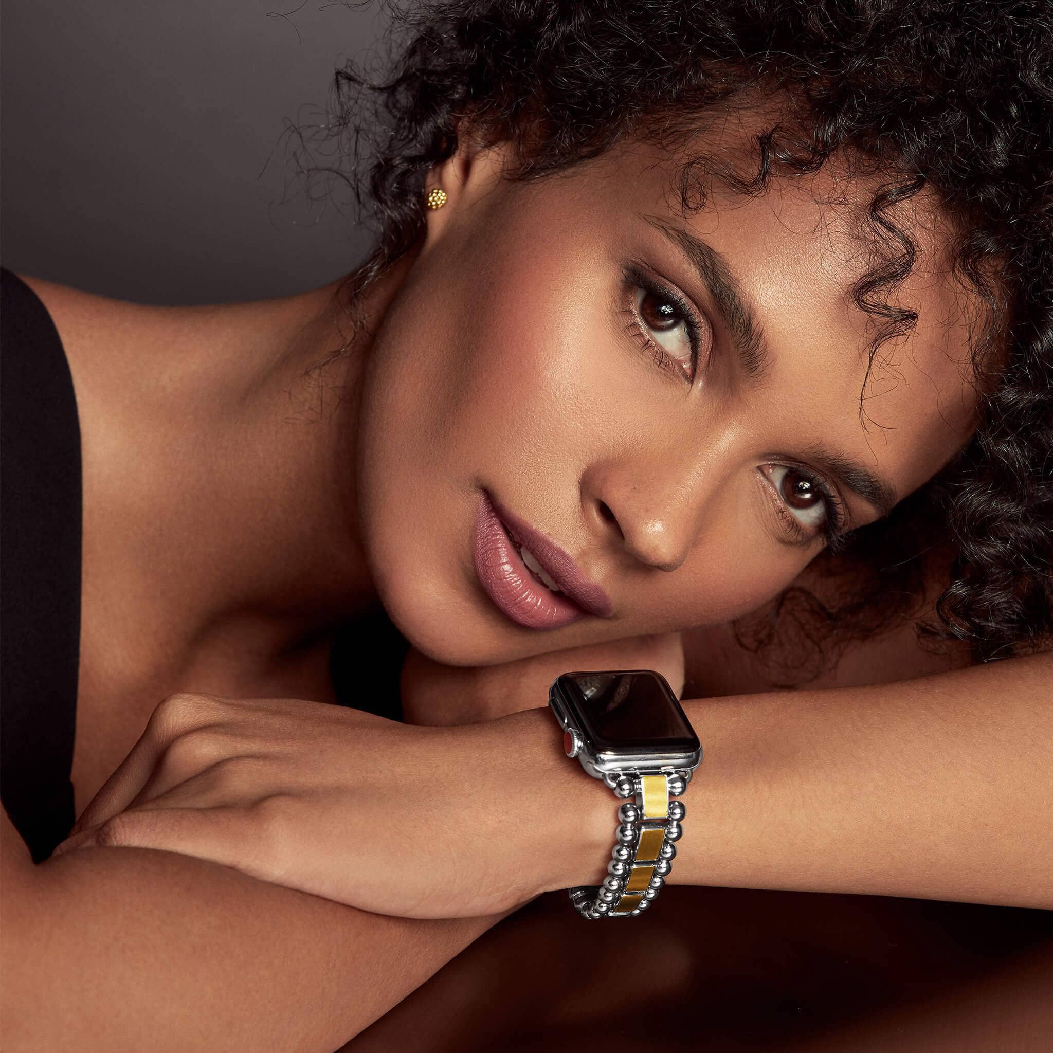 18K Gold and Stainless Steel Watch Bracelet-38-45mm