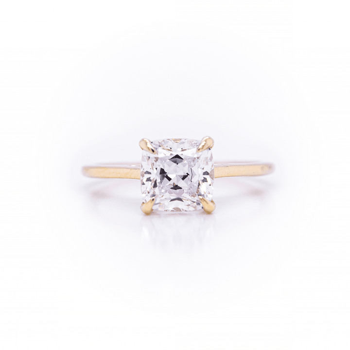 14K Yellow Gold Solitaire Diamond Engagement Ring - Gunderson's Jewelers