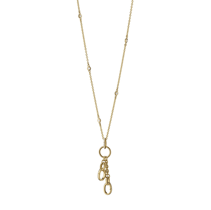 18" "Design Your Own" Small Charm Chain Necklace with Diamonds - Gunderson's Jewelers