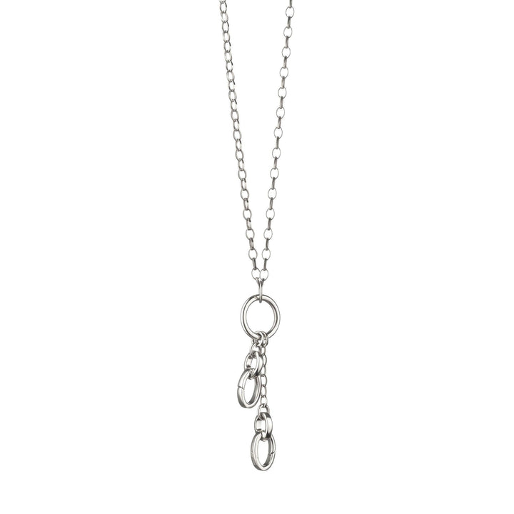 18" White Gold "Design Your Own" Short Charm Chain Necklace - Gunderson's Jewelers