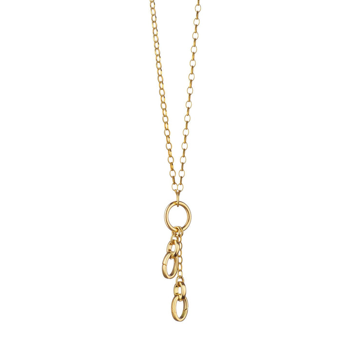 18" Yellow Gold "Design Your Own" Small Charm Chain Necklace - Gunderson's Jewelers