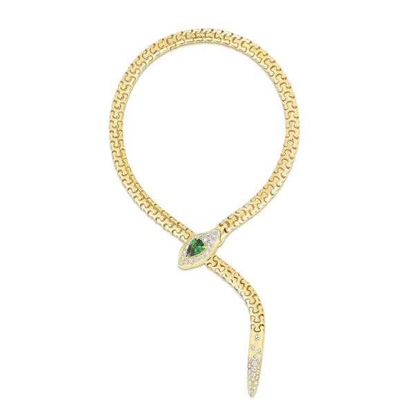 18K Gold Reticulated Snake Bracelet - Gunderson's Jewelers