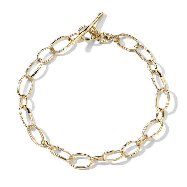 18K Gold Small Scultura Link Bracelet - Gunderson's Jewelers