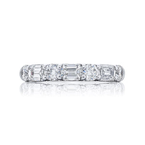 2.01ctw Emerald-Cut and Round Diamond Band - Gunderson's Jewelers