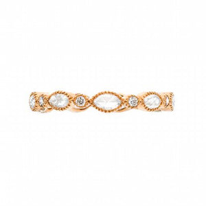 Amara Marquise Rose Cut Diamond Band - Gunderson's Jewelers