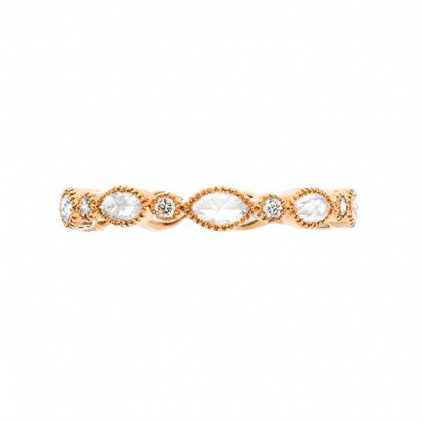 Amara Marquise Rose Cut Diamond Band - Gunderson's Jewelers