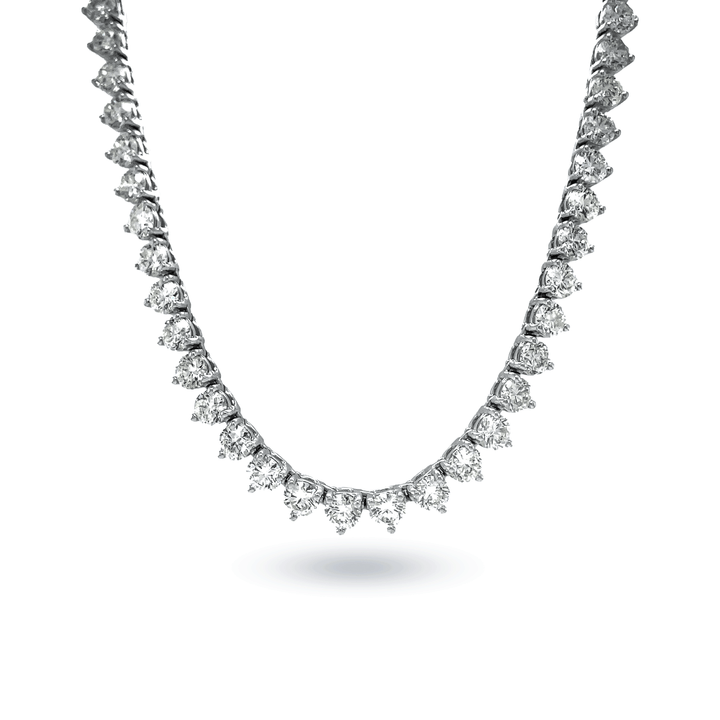 25.05ctw Diamond Tennis Necklace - Gunderson's Jewelers