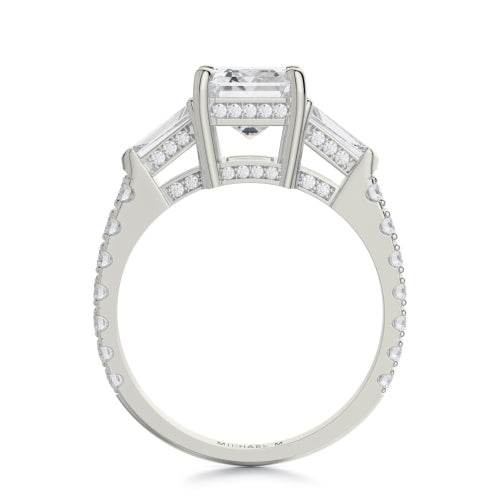 1.14ctw 3-Stone Diamond Engagement Ring