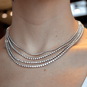 3.02ctw Diamond Tennis Necklace - Gunderson's Jewelers