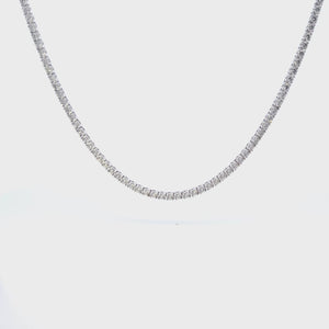 12.02ctw Diamond Tennis Necklace