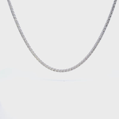 12.02ctw Diamond Tennis Necklace