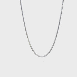 3.02ctw Diamond Tennis Necklace
