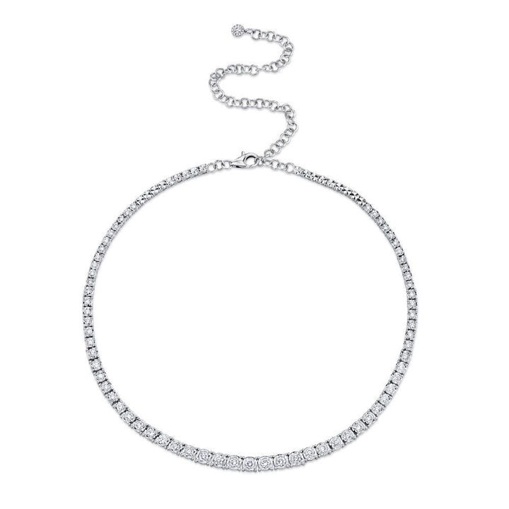 4.39ctw Diamond Tennis Necklace - Gunderson's Jewelers