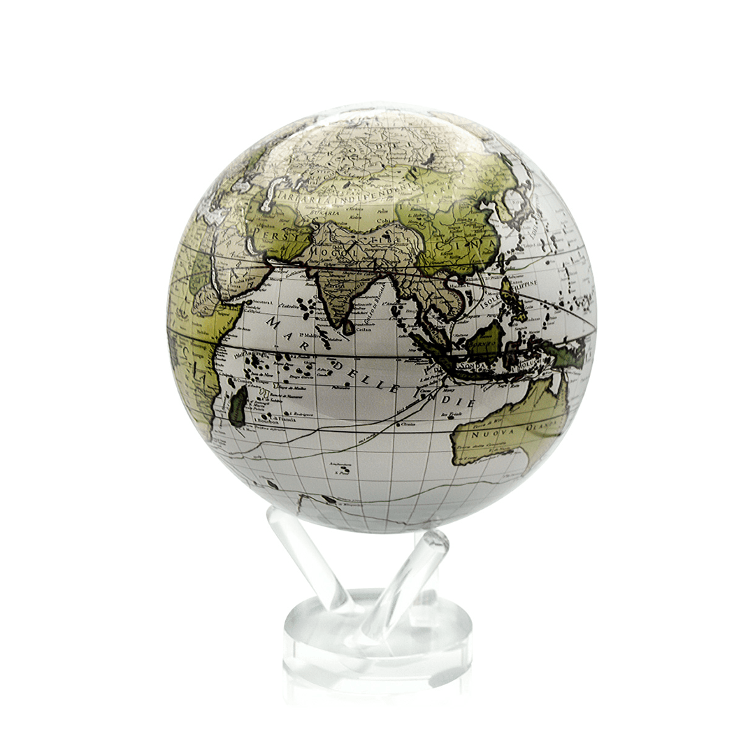 4.5in Antique Terrestrial Mova Globe - Gunderson's Jewelers