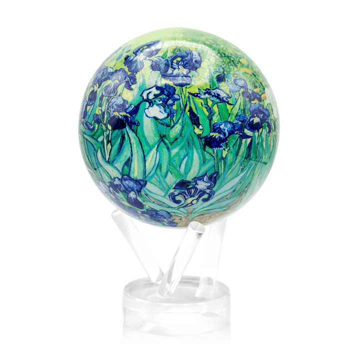 4.5in Van Gogh Irises Mova Globe - Gunderson's Jewelers