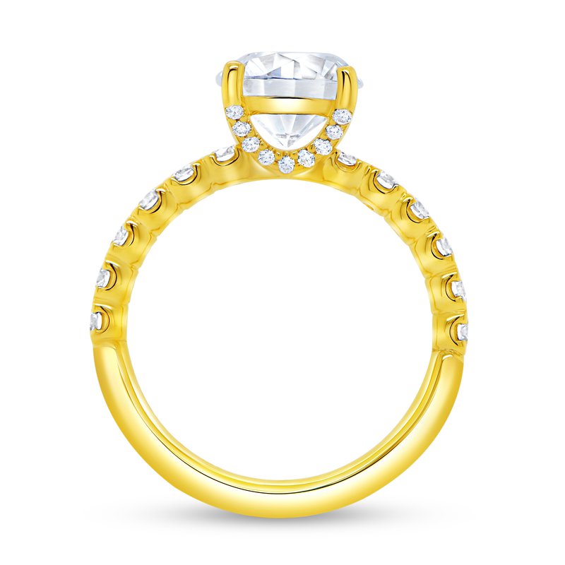 0.73ctw Round Engagement Ring