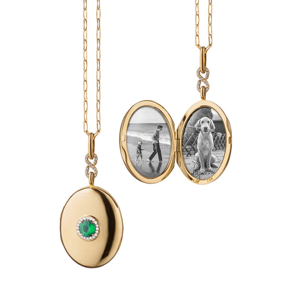 Special Edition Emerald Infinity Locket - Gunderson's Jewelers