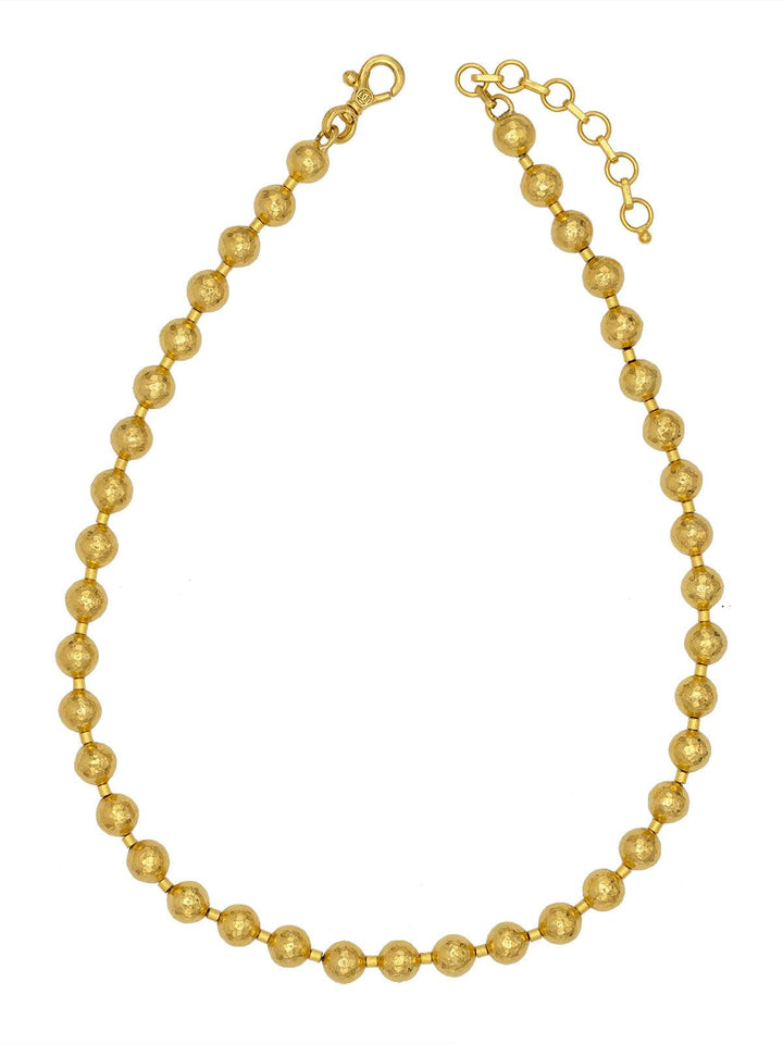 8MM Gold Ball Necklace - Gunderson's Jewelers