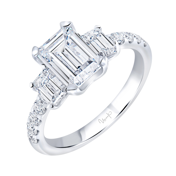 1.06ctw Three Stone Engagement Ring
