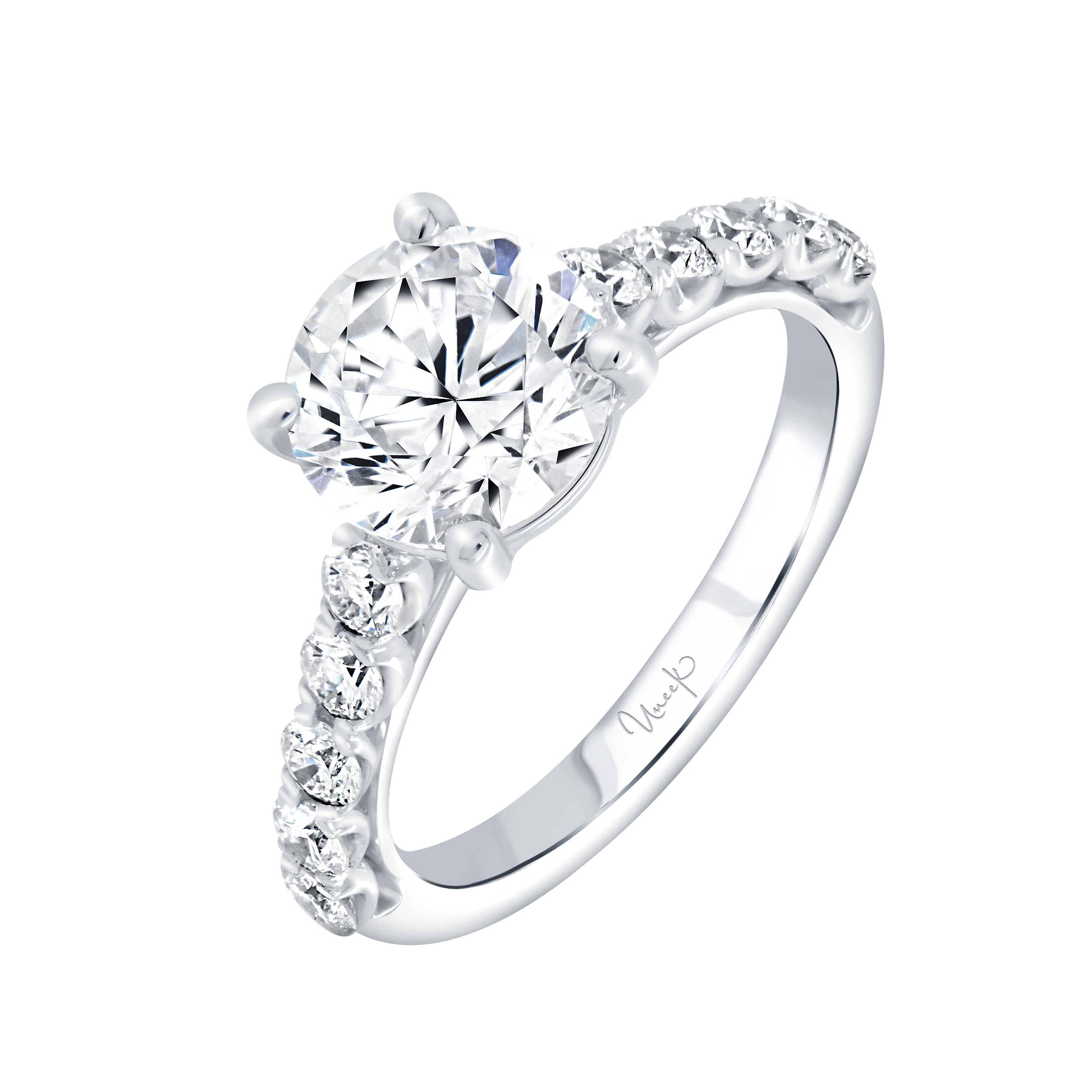 0.70ctw Round Engagement Ring