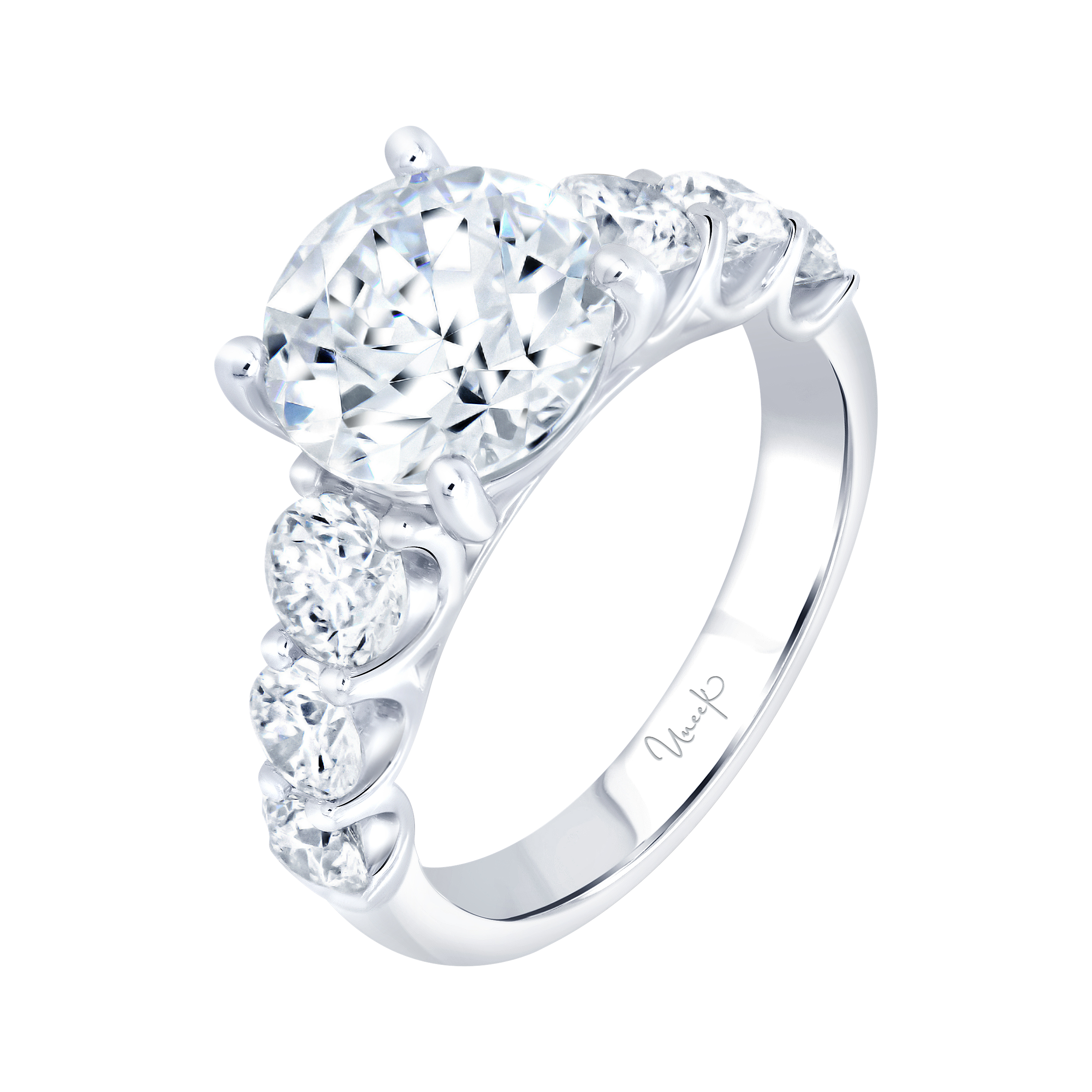 1.74ctw Round Engagement Ring