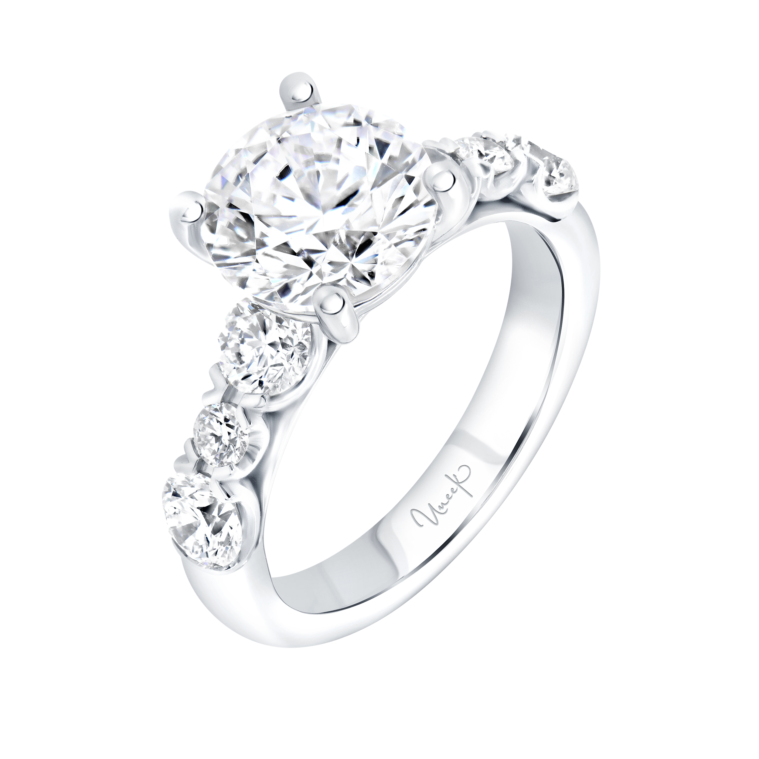 1.35ctw Round Engagement Ring