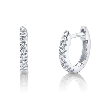 0.04ctw Diamond Huggie Earring - Gunderson's Jewelers