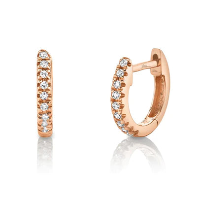 0.04ctw Diamond Huggie Earring - Gunderson's Jewelers