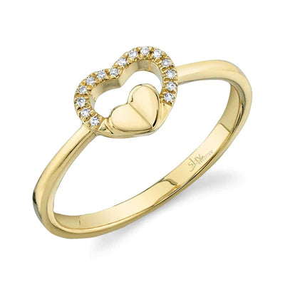 0.04ctw Diamond Heart Ring - Gunderson's Jewelers