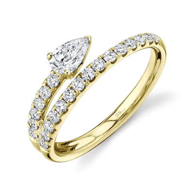 0.72ctw Diamond Pear Ring - Gunderson's Jewelers