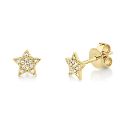 0.07ctw Diamond Star Stud Earring - Gunderson's Jewelers