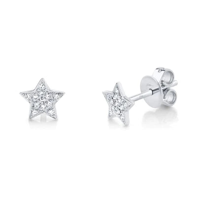 0.07ctw Diamond Star Stud Earring - Gunderson's Jewelers