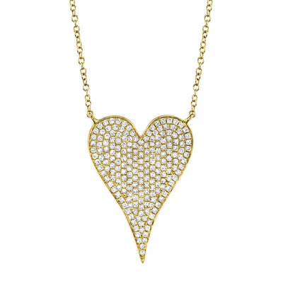 0.43ctw Diamond Heart Pendant Necklace - Gunderson's Jewelers
