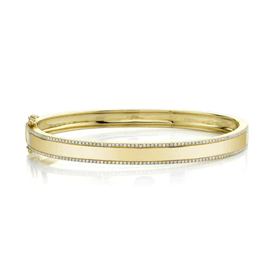 0.47ctw Diamond ID Bangle - Gunderson's Jewelers