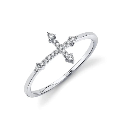 0.09ctw Diamond Cross Ring - Gunderson's Jewelers