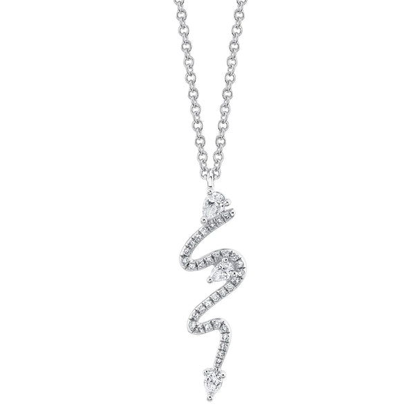 0.26ctw Diamond Pear Necklace