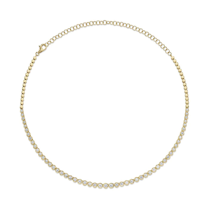 3.53ctw Diamond Bezel Necklace - Gunderson's Jewelers