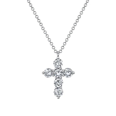 1.10ctw Diamond Cross Necklace - Gunderson's Jewelers